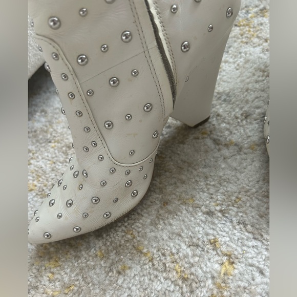 Sam Edelman white studded booties - Picture 8 of 8
